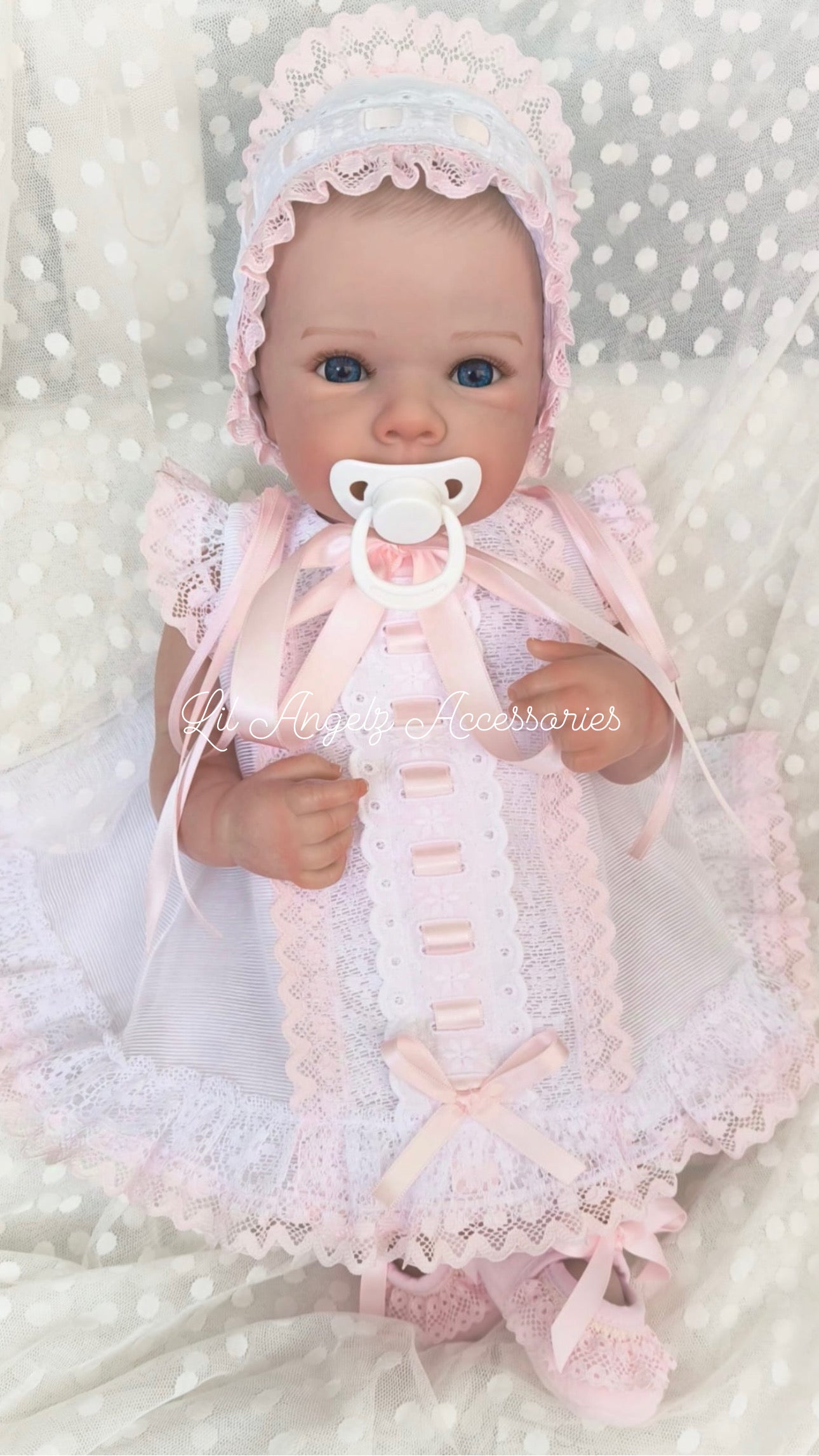 A line dress pink trim